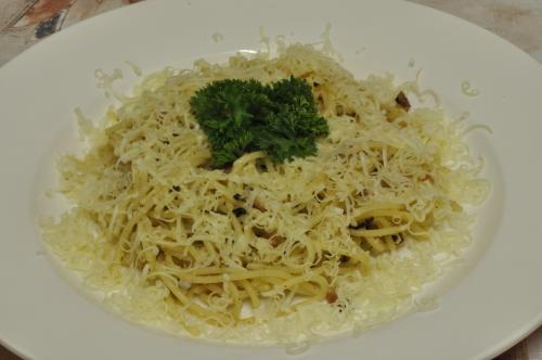 Špagety po uhlířsku  – Střední recept z Itálie kuchyně, hotový za 30 - 45 minut